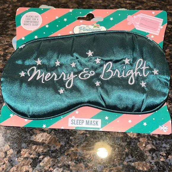 Holiday Sleep Mask and Cosmetic Headband - Picture 2 of 6